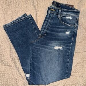 Ultra high-rise vintage straight Hollister jeans